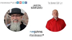 Thumbnail: Catch Jason Barnard on the #Piratebroadcast