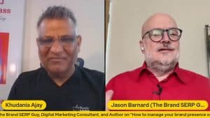 Thumbnail: Jason Barnard, The Brand SERP Guy, Digital Marketing Consultant, Author