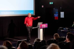 Jason Barnard During the digital Marketing Conference Europe 2024 Conference