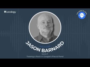 Thumbnail: Tossing a Rock in Google’s Placid Pond Jason Barnard, CEO Kalicube: E37