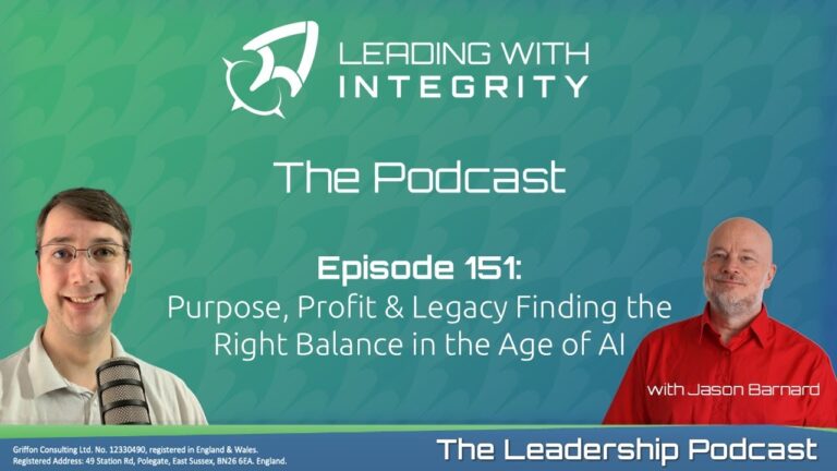 Featured image for Ep.151: Purpose, Profit & Legacy Finding the Right Balance in the Age of AI, with Jason Barnard
