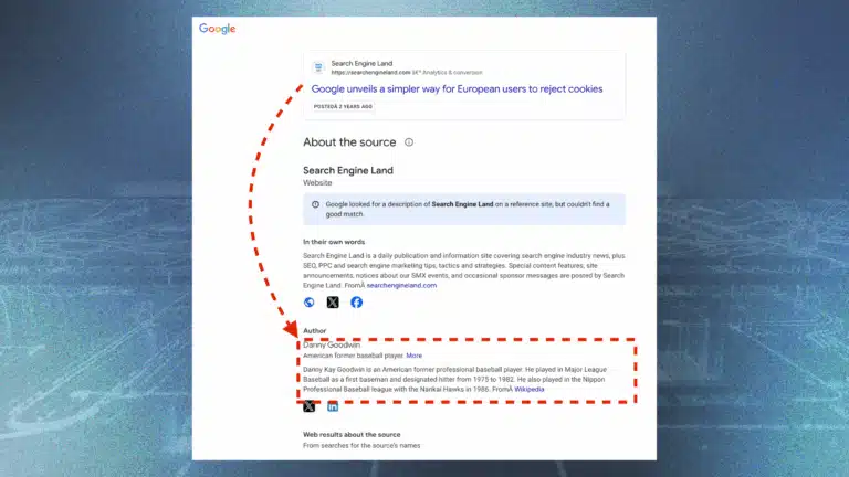 Featured Image for The entity SEO fix that separated two Danny Goodwins