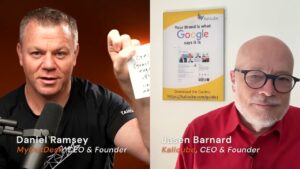 Featured image for The Algorithmic Trinity ft. Daniel Ramsey & Jason Barnard | MyOutDesk x Kalicube