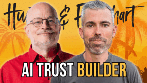 Featured Image for Beating the Algorithm: How to Build Trust with AI Search Engines - Jason Barnard on the Hustle and Flowchart Podcast