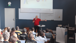 Jason Barnard talked about Dynamic Search Adds at SEO Camp 2018