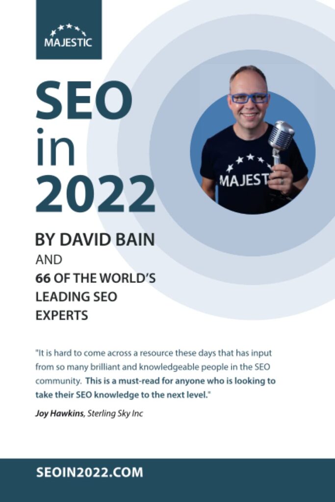SEO in 2022 (Majestic / David Bain) - front cover