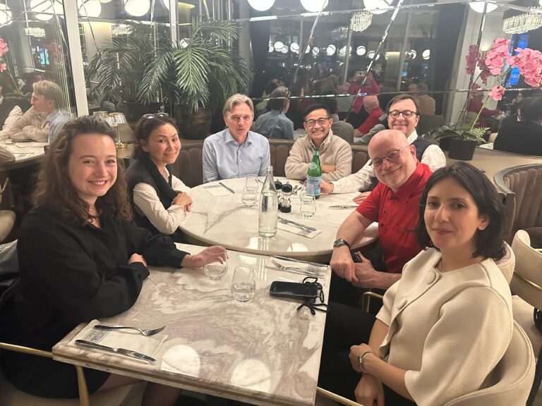 Members of the EO Paris Chapter gathered during the board handover meeting on March 24, 2026