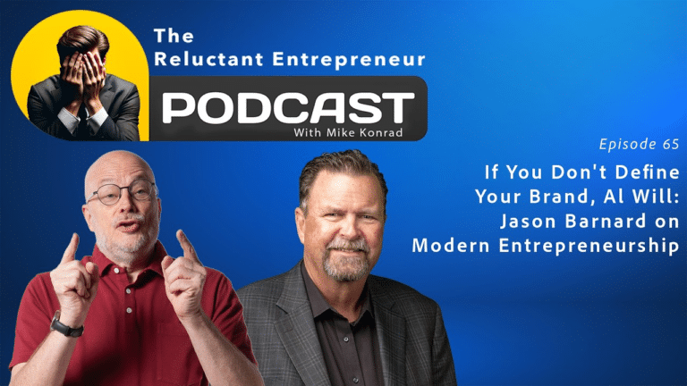 Featured Image for How Can Entrepreneurs Control What AI Says About Their Brand Before It Defines Them? - Jason Barnard on the Reluctant Entrepreneur Podcast